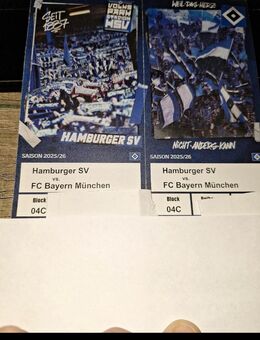 2x Sitzplatz HSV - FC Bayern - Fehmarn Burg