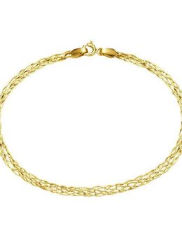 Luigi Merano Armband geflochtene Fantasiekette, Gold 585