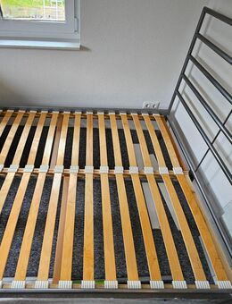 Bett Gestell Metall mit 2 Lattenroste - Brieselang