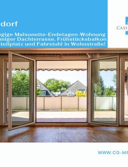 Großzügige Maisonette-Endetagen-Wohnung mit Fahrstuhl + Dachterrasse + Küchenbalkon + TG-Stellplatz! - Hamburg