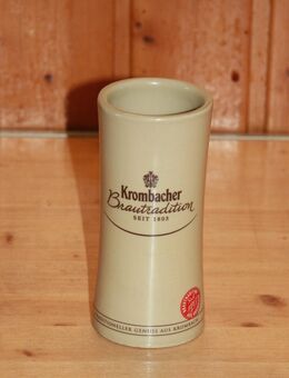 Krombacher Bierkrug Brautradition seit 1803 Steingut Steinzeug Keramik 0,3L sahm - Borken