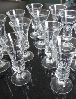 JÄGERMEISTER Gläser 12 Stück. 2 cl alte Likörgläser, Schnapsgläser - Köln
