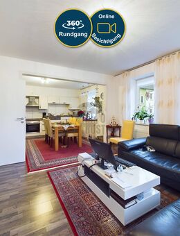 CHARMANTE EG-WOHNUNG MIT SONDERNUTZUNG FÜR TERRASSE & AUSGEBAUTEM DACHBODEN ALS RÜCKZUGSORT INKL BAD - Sande