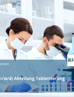 Leitung (m/w/d) Abteilung Tablettierung - Emmerthal