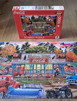 1000 Teile Puzzle "Coca Cola Store" von Schmidt - Königswinter