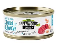 Greenwoods Delight Thunfischfilet mit Lachs - Sparpaket: 24 x 70 g
