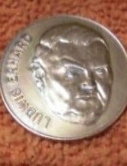 Medaille Ludwig Erhard Partei CDU 1965 Metall Massiv - Bottrop