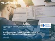 Ausbildung zur IT-Systemelektronikerin / zum IT-Systemelektroniker (w/m/d) - Duisburg