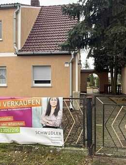 PROVISIONSFREI - Familienfreundliche Doppelhaushälfte mit Garage und großem Grundstück in Abtsdorf - Wittenberg (Lutherstadt)