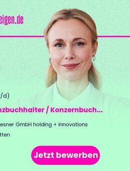 Bilanzbuchhalter / Konzernbuchhalter (m/w/d) - Witten