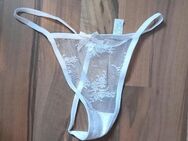 Weißer String Tanga Höschen durchsichtig Gr S * NEU * - Bonn