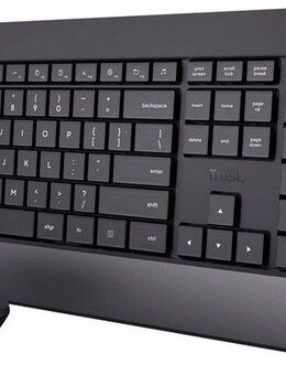 Trust Trezo Komfortables Set aus kabelloser Tastatur und Maus DE Eingabegeräte-Set, (Packung)