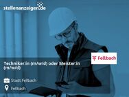 Techniker:in (m/w/d) oder Meister:in (m/w/d) - Fellbach