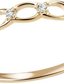Firetti Fingerring Schmuck Geschenk Gold 585 Goldring Damenring, mit Brillanten