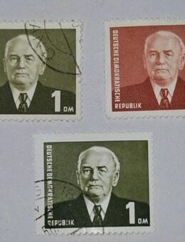 DDR 1953 Wilhelm Pieck komplett gestempelt - Görlitz