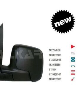 AUSSENSPIEGEL RECHTS ELEKTRISCH BEHEIZ FIAT FIORINO 735462098 NEU - Dortmund Wickede