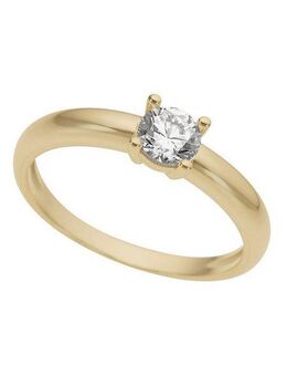 Firetti Goldring Schmuck Geschenk Gold 333 Damenring Verlobungsring Goldring Solitär, mit Zirkonia (synth)