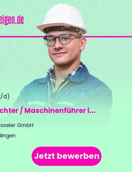 Einrichter / Maschinenführer im Bereich Presserei (m/w/d) - Aldingen
