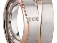 Edle bicolor Ringe aus 925er Sterling Silber SR986-SR987 - Aholming