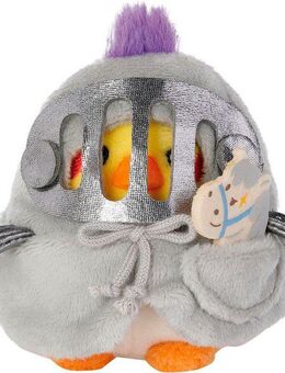 Nici Kuscheltier mymochi, Sittich Chipsy 8 cm mit Steckenpferd und Ritterkostüm (Set), in Geschenkbox