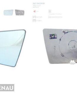 SPIEGELGLAS LINKS BLAU ASPH. BEHEIZT MERCEDES E KLASSE W210 NEU - Dortmund Wickede