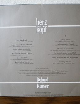 Roland Kaiser-Herz über Kopf-Vinyl-LP,1985 - Linnich