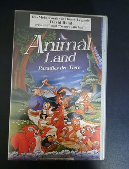 VHS Animal Land - Paradies der Tiere Videokassette Jubiläumsausgabe - Essen