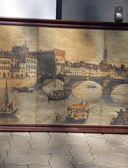 Bild aus Fliesen "Stadtansicht Florenz", Maße: ca. 125 x 70 - Karlsruhe