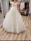2 in 1 Brautkleid Herz-/Carmenausschnitt durch abnehmbare Träger in 01796