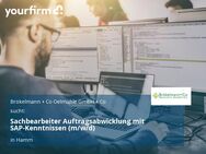 Sachbearbeiter Auftragsabwicklung mit SAP-Kenntnissen (m/w/d) - Hamm