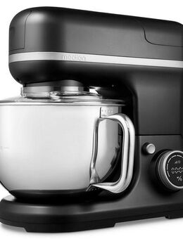 Medion® Küchenmaschine MD 18442 8 Geschwindigkeitsstufen, schwarz, 1200 W, 5 l Schüssel, Umfangreiches Zubehör-Set inkl. Eisschüssel für Speiseeiszubereitung