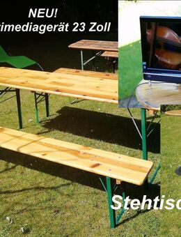 Bierzeltgarnitur mieten leihen 7€ /12€ WE Stehtische Tische Bänke - Leopoldshöhe