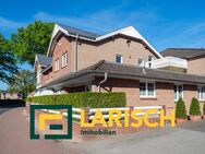 2-Zimmer-Erdgeschoss-Wohnung mit eigenem Eingang, besonders schönem Grundriss und zwei Terrassen - Hasloh