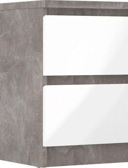 INOSIGN Nachttisch Naia, Eleganter Nachttisch mit 2 Schubladen