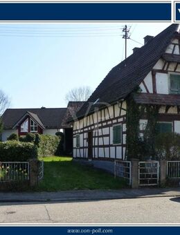 Gelegenheit: Fachwerkhaus mit Wirtschaftsgebäude und großem Grundstück mit Bebauungsmöglichkeit - Baden-Baden