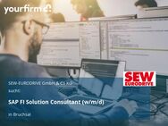 SAP FI Solution Consultant (w/m/d) - Bruchsal