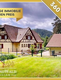 Exklusiver Immobilientraum im Elsass - romantisches Fachwerkhaus am Waldrand - Ludwigswinkel