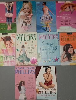 10 Bücher Susan Elizabeth Phillips, Und wenn sie tanzt, Aus Versehen verliebt, Cottage gesucht Held gefunden… - Lohfelden