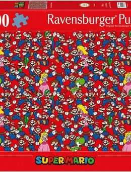 Ravensburger Puzzle Challenge, Super Mario, 1000 Puzzleteile, Made in Germany