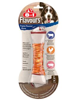 8in1 Triple Flavour Kauknochen L - 3 x 85 g
