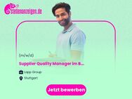 Supplier Quality Manager (m/w/d) im Bereich E-Mobility - Stuttgart