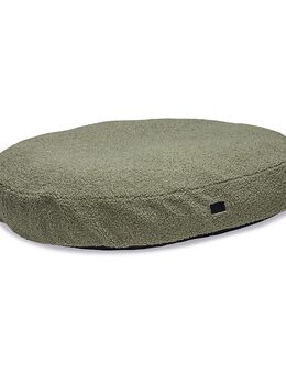 Designed by Lotte Ovales Hundekissen Yndis - grün: L 100 x B 70 x H 15 cm