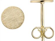 JOBO Paar Ohrstecker, 333 Gold eismatt 5,9 mm