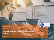 Softwareentwickler (w/m/d) Vollzeit / Teilzeit - Erfurt