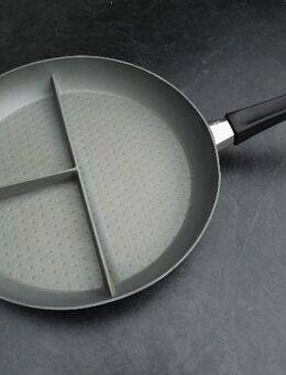 Gastrolux Pfanne Bratpfanne 28 cm Titan dreigeteilt 12,- - Flensburg