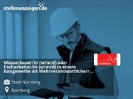 Wasserbauer/in (w/m/d) oder Facharbeiter/in (w/m/d) in einem Baugewerbe als Wehrverantwortliche/r (w/m/d) - Nürnberg