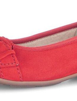 Gabor FLORENZ Ballerina, Blockabsatz, Businessschuh, Komfortschuh mit Elastikeinfass, Weite G
