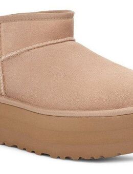 UGG Classic Ultra Mini Platform Winterboots Plateaboots, Schlupfstiefel mit Plateausohle