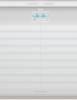 Withings Personenwaage Body Scan, mit integriertem 6-Kanal-Elektrokardiogramm (EKG)