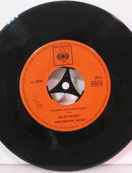 7" Vinyl Schallplatte - Geschwister Jacob - So ist ein Boy / Stop, Stop, Stop my Darling - 1966 - Biebesheim (Rhein)